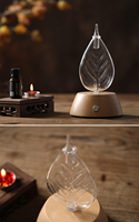 Nébuliseur salle de respiration bois et verre aromathérapie huile essentielle brume froide arôme nébulisation diffuseur sans eau