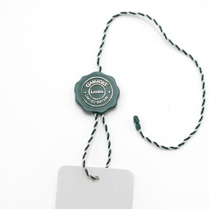 Etichette Personalizzate di Lusso in Tessuto con Logo in Rilievo, Cordino in Poliestere per Abbigliamento, Sigillo in Plastica per Etichette - Product Image 5