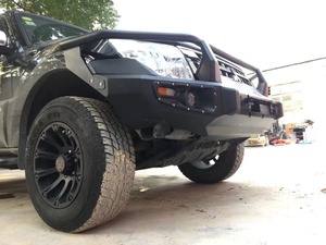 Nuevo Kit de parachoques delantero de acero de gran venta con recortes de gancho de remolque para <span class=keywords><strong>Mitsubishi</strong></span> Pajero <span class=keywords><strong>Montero</strong></span> <span class=keywords><strong>V80</strong></span> V90 V93 V97 - Product Image 6