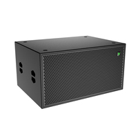 Subwoofer double 18 pouces haute puissance 2000W, conception à inversion de phase, sensibilité 100dB, impédance 4 ohms pour système Line Array et sonorisation live