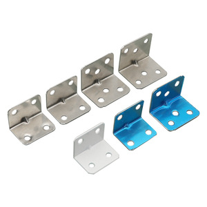 Support d'angle en acier inoxydable Disiwei, 90 degrés, épaissi, en forme de L, pour support d'étagère de vitrine - Product Image 3