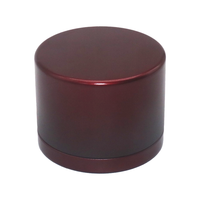 Kustom 2oz 4oz 6oz 8oz kosong bulat kaleng logam mawar emas Matte putih wadah logam hitam/kaleng lilin untuk kosmetik