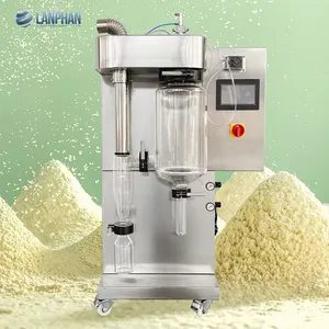 Laboratório pequeno spray dryer máquina para frutas detergente whey sabor pó