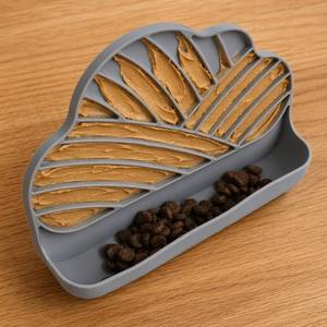 Nuovo Tappetino Ecologico in Silicone Leggero per Alimentazione Lenta, Tappetino per Cani con <span class=keywords><strong>Tasca</strong></span> per Leccare, Slow Feeder in Silicone - Product Image 3