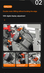 Machines à plaquer les chants pour <span class=keywords><strong>le</strong></span> travail du bois Machine à plaquer les chants automatique 8 fonctions avec pré-fraisage et coupe d'angle - Product Image 3