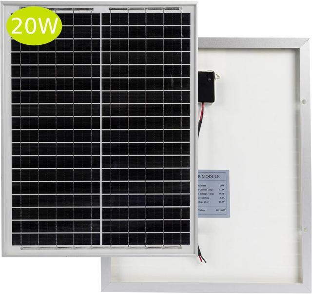 20W Mono Solar Panel 12V/18V Photovoltaic Module with Perc Home Power Grid System Cable Buy for Home Solar Energy