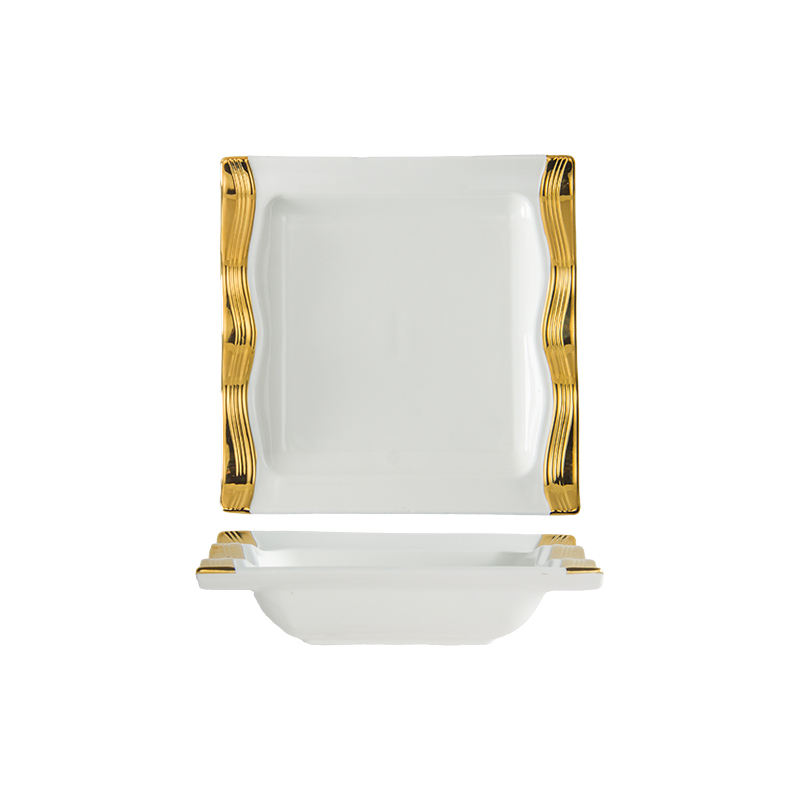 Assiette profonde carrée