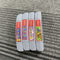 Un ensemble de 283 étiquettes de cartouche N64, autocollants pour le dos des cartouches
