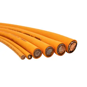 Cable de carga Ev 25Mm2 35Mm2 50Mm2 70Mm2 Naranja 1000/1500V Cable automotriz Hv de doble aislamiento Cable blindado para vehículo eléctrico