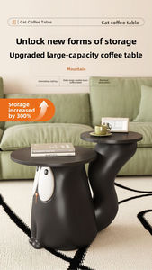 Table d'appoint créative pour chat Pièce décorative pour le sol Petite table basse de rangement Canapé de salon Meuble <span class=keywords><strong>TV</strong></span> Table basse créative - Product Image 3