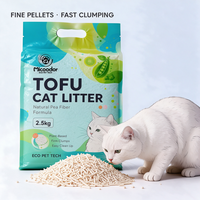 Litière pour chat biodégradable en tofu, écologique, pour les animaleries (vente en gros)