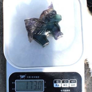 Calcite intagliata a mano all'ingrosso di cristallo di unicorno di Fluorite arcobaleno naturale intagliato a mano - Product Image 4