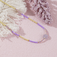 Colliers bohèmes minimalistes Go2boho pour femmes, longs, multi-pierres et perles, bijoux colorés et adorables, cadeau pour adolescentes