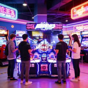 Machine de tir de simulation pour centre de jeux Gun King, équipement de divertissement populaire en ligne, à monnayeur - Product Image 6