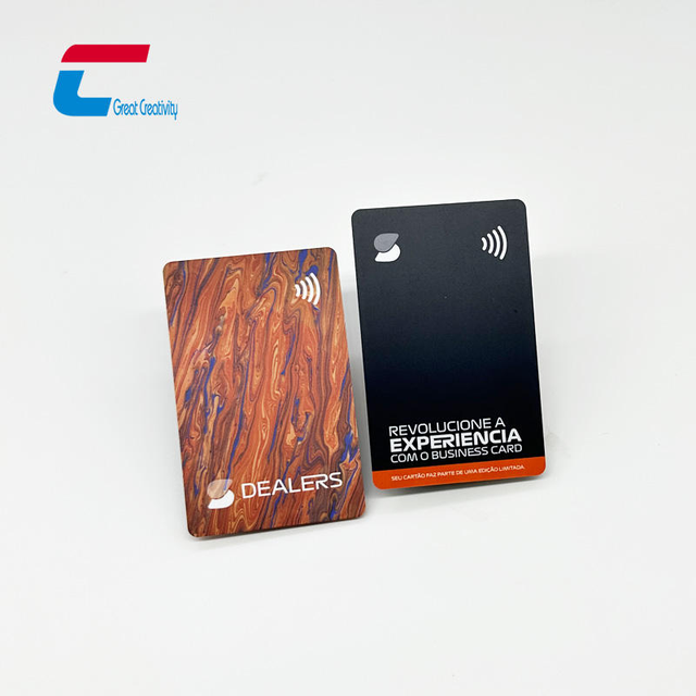 OEM Custom NFC RFID Hotel Key Cards with Mini Tag & Business Card Waterproof PET Material for Access Control