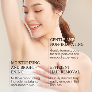KORMESIC Depilatorio Hidratante 2 en 1 para Rostro, Bikini y Cuerpo, con Extracto de Plátano, Humectante, Iluminador y No Irritante - Product Image 4