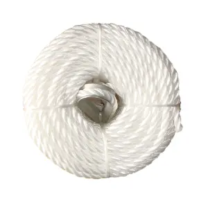 Wholesale Customized PP packing rope with a loop Twisted Rope 3 Strand 4 Strand 3MM-25MM