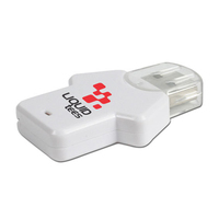 Clés USB en forme de maison fabriquées en plastique, mémoire flash