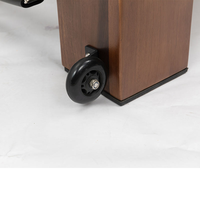 Reformer de Pilates en Noyer de Luxe, Qualité Studio Premium, Machine Silencieuse pour Entraînement de Base de Pilates