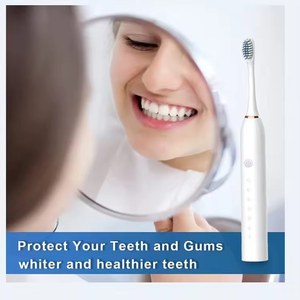 แปรงสีฟันไฟฟ้าพร้อมขนแปรงอ่อนนุ่มและ IPX7กันน้ำปรับแต่งได้สำหรับผู้ใหญ่ - Product Image 2