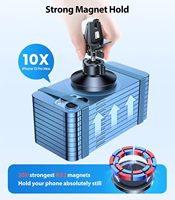 Pemegang Ponsel Mobil Magnetik untuk Ventilasi Udara, Magnet Kuat yang Ditingkatkan 360 °   Rotasi Anti Jatuh, Logo Kustom OEM Grosir untuk Semua Smartphone