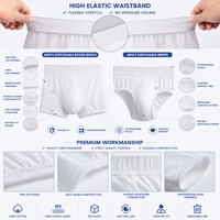 Sous-vêtements jetables pour hôtel, caleçons jetables pour hommes, solution de commodité pour les clients