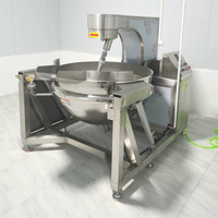 Marmite de Cuisson Industrielle 100L à Vapeur avec Mélangeur pour Sauce Pimentée, Légumes Épicés et Préparation Alimentaire