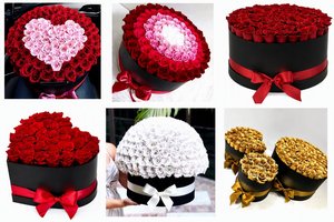 Roses stabilisées d'Équateur, roses <span class=keywords><strong>éternelle</strong></span>s, fleurs stabilisées <span class=keywords><strong>pas</strong></span> chères, cadeau de fleurs stabilisées, roses stabilisées dans un coffret cadeau - Product Image 6
