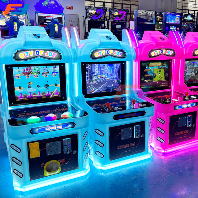 Kids Electronic Double Player Arcade Game Machine Coin Operated Water Shooting for Playground