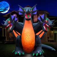 Publicité produits gonflables personnalisés costume costume dessin animé animal mobile marche dragon gonflable