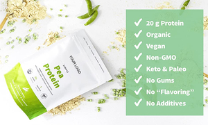 100% puro naturale Private Label a base vegetale idrolizzato biologico gusto personalizzato Non ogm vegano 80% 85% proteine di pisello Isolate in polvere - Product Image 5