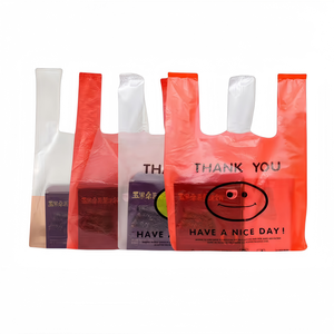 Wholesale Custom Printed HDPE LDPE Shopping Bags Personalized Plastic with Logo for Supermarket or Exhibition Use