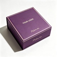Boîte cadeau cosmétique magnétique personnalisée avec doublure en éponge, matériaux recyclés, emballage de luxe en gros pour ensemble de soins de la peau