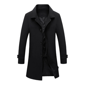 2023 printemps et automne affaires décontracté hommes long manteau avec bonne qualité longueur moyenne mode hommes manteau - Product Image 6
