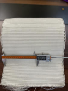 Sangle de levage en polyester blanc de 300 mm, facteur de sécurité 6:1, sangle de levage robuste, haute résistance à la traction pour la manutention des marchandises - Product Image 4