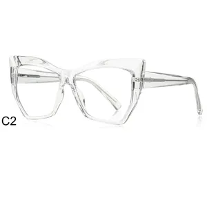Nuovi <span class=keywords><strong>Occhiali</strong></span> <span class=keywords><strong>da</strong></span> <span class=keywords><strong>Vista</strong></span> Trendy Personalizzati con Montatura Spessa per Donne, Montature Cat Eye, <span class=keywords><strong>Occhiali</strong></span> con Lenti Anti Luce Blu - Product Image 4