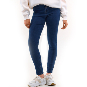 Classic <b>Tight</b> Fitted Skinny Jeans For Women Made From Premium Stretch Denim With Reinforced Seams And Clean Finish - Product Image 1