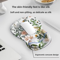 Tapis de Souris en Silicone Style Goutte d'Eau avec Repose-Poignet pour Ordinateur et Bureau - Vente Directe Fabricant - Vente en Gros