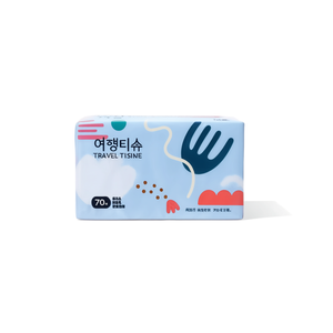 Lingettes de voyage Daiso1338, 70 feuilles, 2 plis, pour les aventures en plein air, serviette de soin personnel - Product Image 2