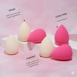 Juego de Esponjas de Maquillaje Cosméticas Pequeñas, Multicolores, Sin Látex, para Uso en Seco y Húmedo, Mini Esponjas de Belleza para Base de Maquillaje, Venta al Por Mayor - Product Image 2