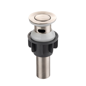 Sifone Moderno in Acciaio Inossidabile per Lavabo, Cestello Filtro Anti-Intasamento con Troppopieno e Scarico Pop-Up - Product Image 1