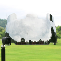 Visière de casque de football OEM personnalisée anti-buée et anti-rayures, transparente, fumée ou teintée, pour équipes de football américain, vente en gros