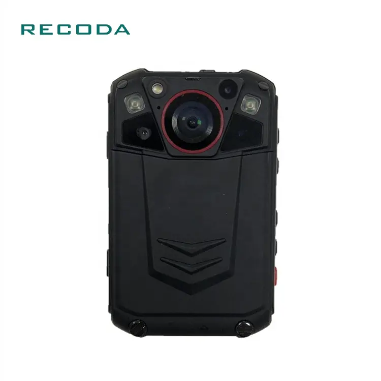 Recoda M521 140 درجة IP68 4G كاميرا يتم ارتداؤها على الجسم مع البث استبدال البطارية