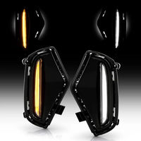 Feux antibrouillard OVOVS, clignotants, feux de jour à LED pour pare-chocs de voiture pour Toyota Rav4 2019-2023