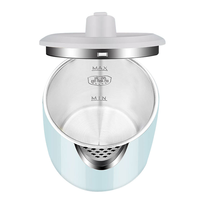 Nouvelle conception, bouilloire électrique portable 220V sans fil pour la maison, en acier inoxydable, 1500W, fonction maintien au chaud