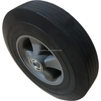 6x1.5 pouces 8x2.5 pneus remplaçables de camion à main solide sans plat 6 "X 1.5" caoutchouc avec roulement à billes roues de roulette de chariot à main