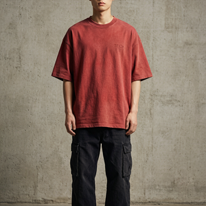 T-shirt Boxy Oversize da Uomo per Allenamento e Fitness, Magliette Sportive Boxy da Palestra, T-shirt Crop da Uomo, T-shirt Sportiva Boxy da Ragazzo - Product Image 3