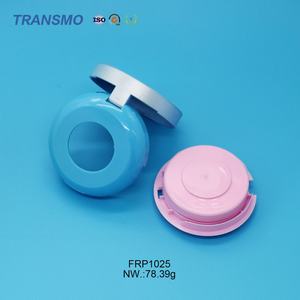 Caja de polvo compacto vacía de plástico transparente para colorete - Product Image 4