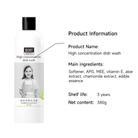 Vente en gros de liquide vaisselle de qualité alimentaire sans javellisant sans phosphore liquide vaisselle à haute concentration pour fruits et légumes