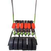 Machine à plusieurs rangées Planteur de légumes électrique Planteur de carottes, choux, oignons Semoir surélevé Planteur Rototiller Tracteur de marche